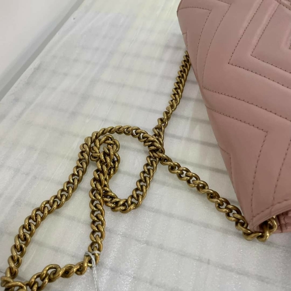 100% Authentic Gucci GG Marmont WOC Leather Shoulder Bag - Picture 14 of 14